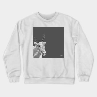 Reindeer - moose - elg - elk Crewneck Sweatshirt